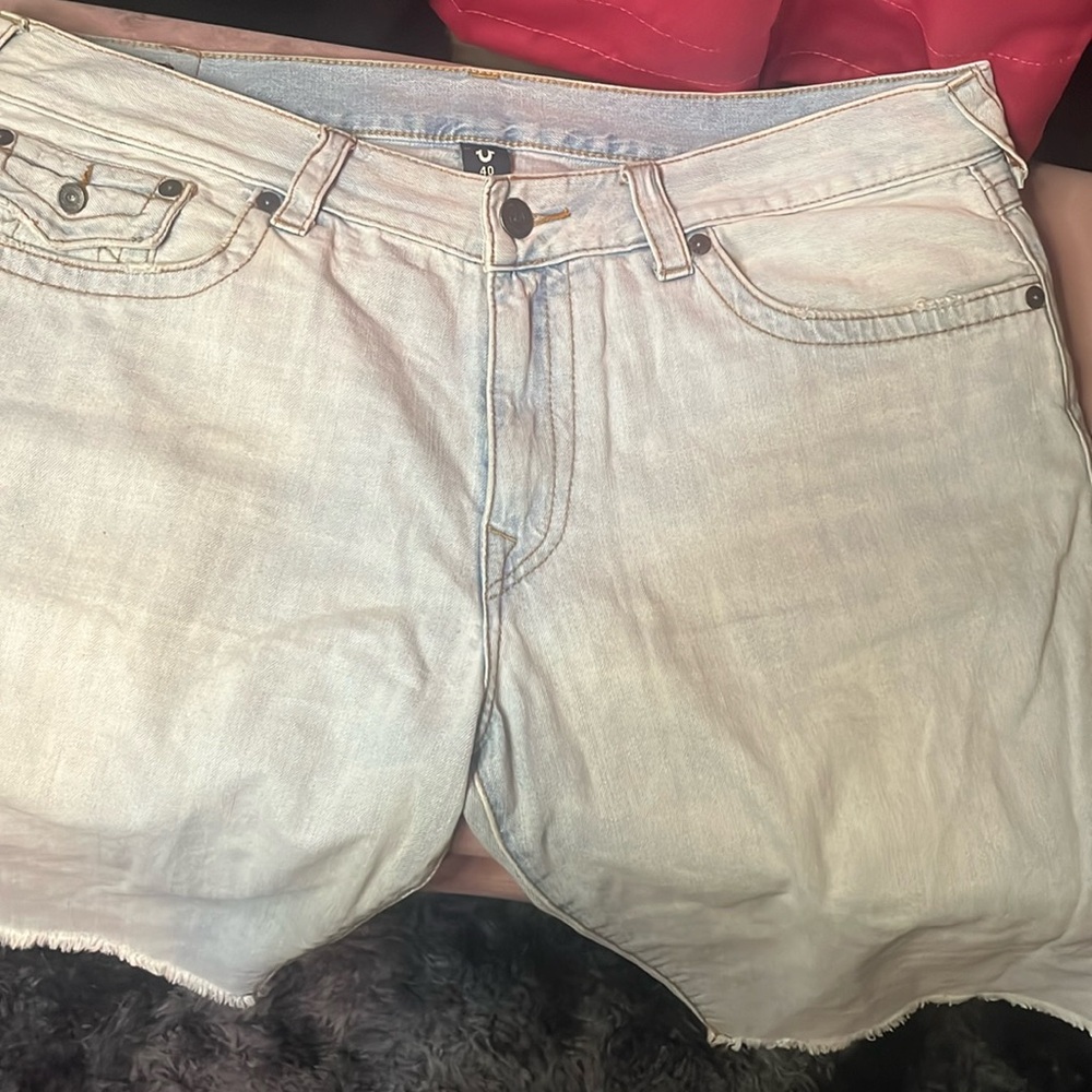 True Religion Big T size 40 men’s, color light denim wash
